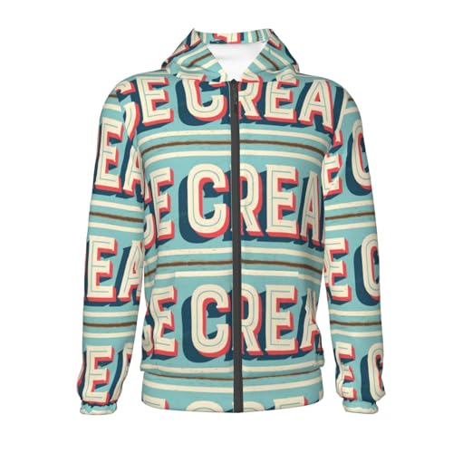 Ice Cream Kids Pullover Hoodies Boys Zip Up Sweatshirts Girls Athletic Clothes with Pocket2