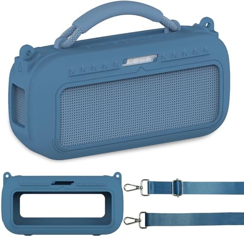 Custodia In Silicone Per Bose SoundLink Max - Copertura Protettiva Con Cinghia - Foto 6