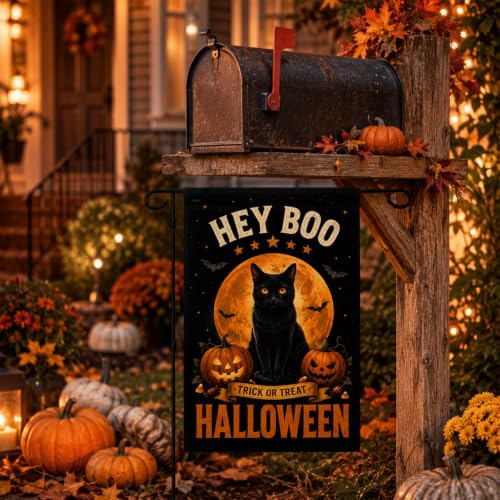 Halloween Garden Flag 12x18 Inch, Double Sided for Outside - image 4