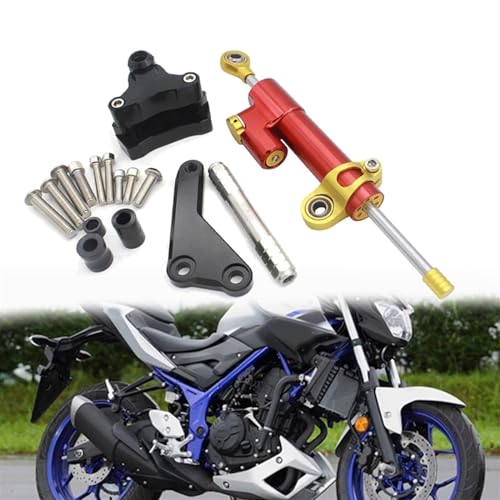 Amortisseur de direction Yamaha MT03 2019 avec support de fixation CNC