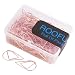 200 Pcs Rose Gold Cute Paper Clips, Smooth Steel Wire Drop-Shaped Paperclips for Office Supplier School Student by ROOFULL (1 inch / 25mm)