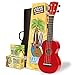 Produktbild Mahalo Ukuleles Rainbow Series, 4-String Ukulele, Right, Red, Soprano (MR1RDK)