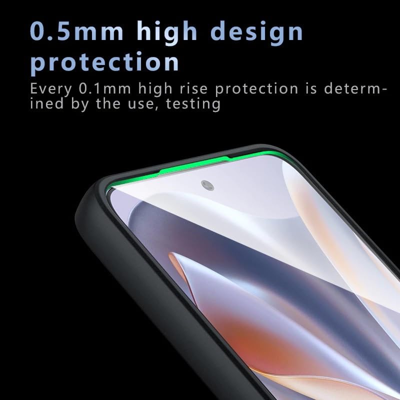 Image of REALCASE Stylish Shockproof Armor Back Cover Case for Moto Edge 50 Neo 5G | Slim Fit Hard Clear PC Back & Soft TPU Bumper | Protective Transparent Case for Motorola Edge 50 Neo 5G