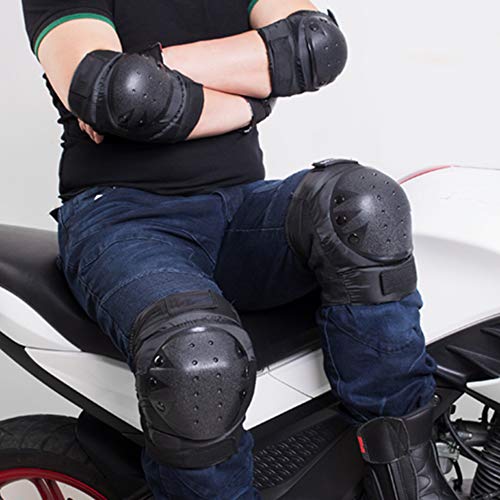 Sangmei 1 par de joelheiras e cotoveleiras para ciclismo Bicicleta MTB Bicicleta Motocicleta Suporte