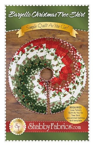 Shabby Fabrics Bargello Christmas Tree Skirt Pattern Large
