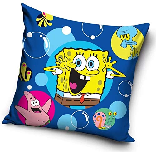 Carbotex Bob Esponja Cojín Afelpado Cojín Decorativo 40 X 40CM