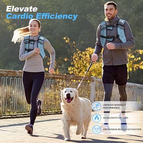 Image of VBSD Weighted Vest Woman 6lb /8lb /12lb /16lb /20lb /25lb /30lb Weight Vest for Women Men Body Weight Vests for Walking Strength Training Running Workout Jogging Fitness