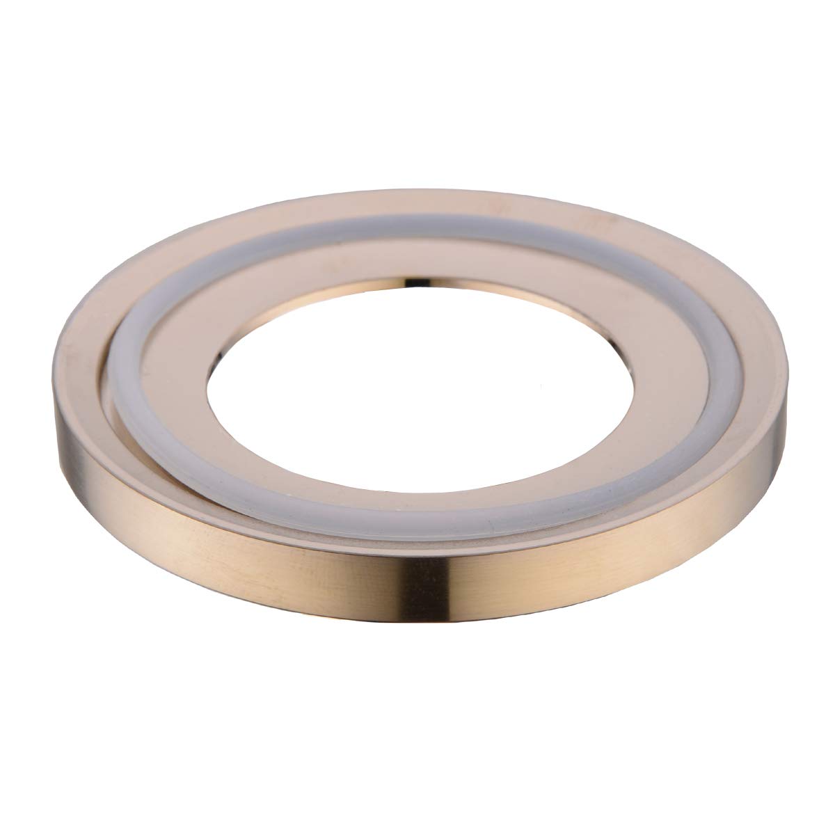 BESTILL Brass Mounting Ring for Bathroom Vessel Sink, Champagne Bronze