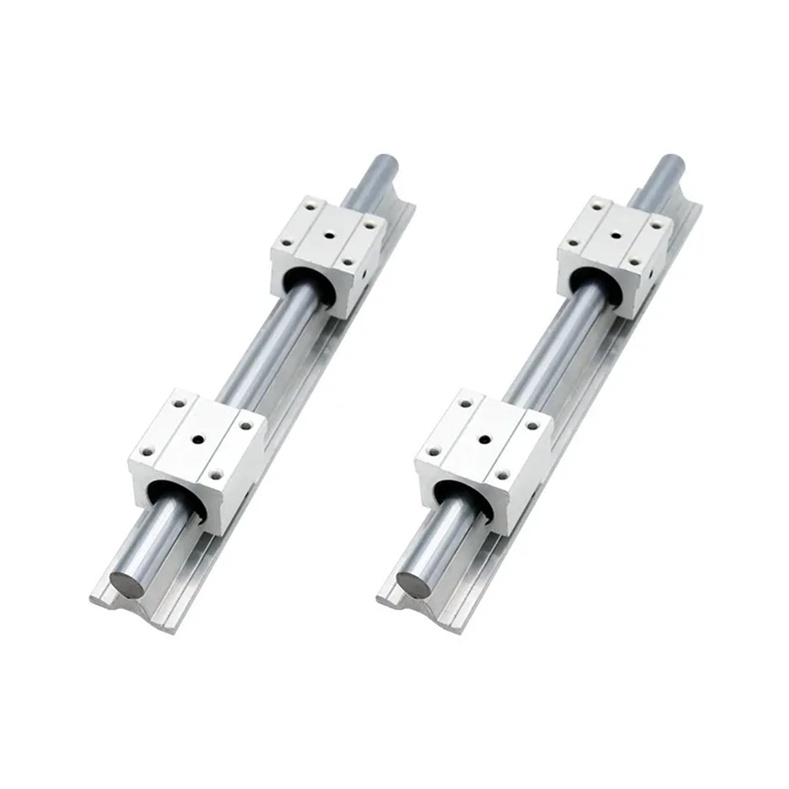 Guide lineari in miniatura SBR25, 2 pezzi, lunghezza 300 mm-1000 mm, con blocchi di scorrimento, 4 pezzi, set SBR25UU (850 mm)
