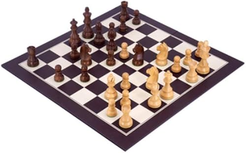 Juego de ajedrez de madera europea, hecho a mano, con tablero y piezas de ajedrez talladas a mano, gran juego de juguetes de viaje, adecuado para disponible en Yaxa Colombia