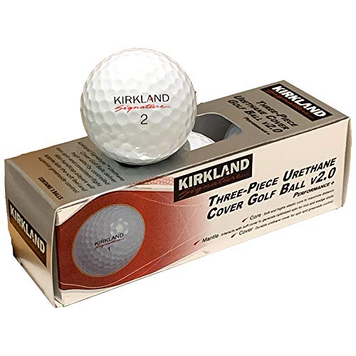 Kirkland-Signature-Pelota-de-Golf-de-Tres-Piezas-con-Cubierta-de-uretano-v20-1-docena-12-Unidades