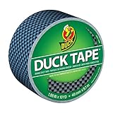 Duck Brand 283982 Printed Duct Tape, Carbon Fiber, 1.88 Inches x 10 Yards, Single Roll