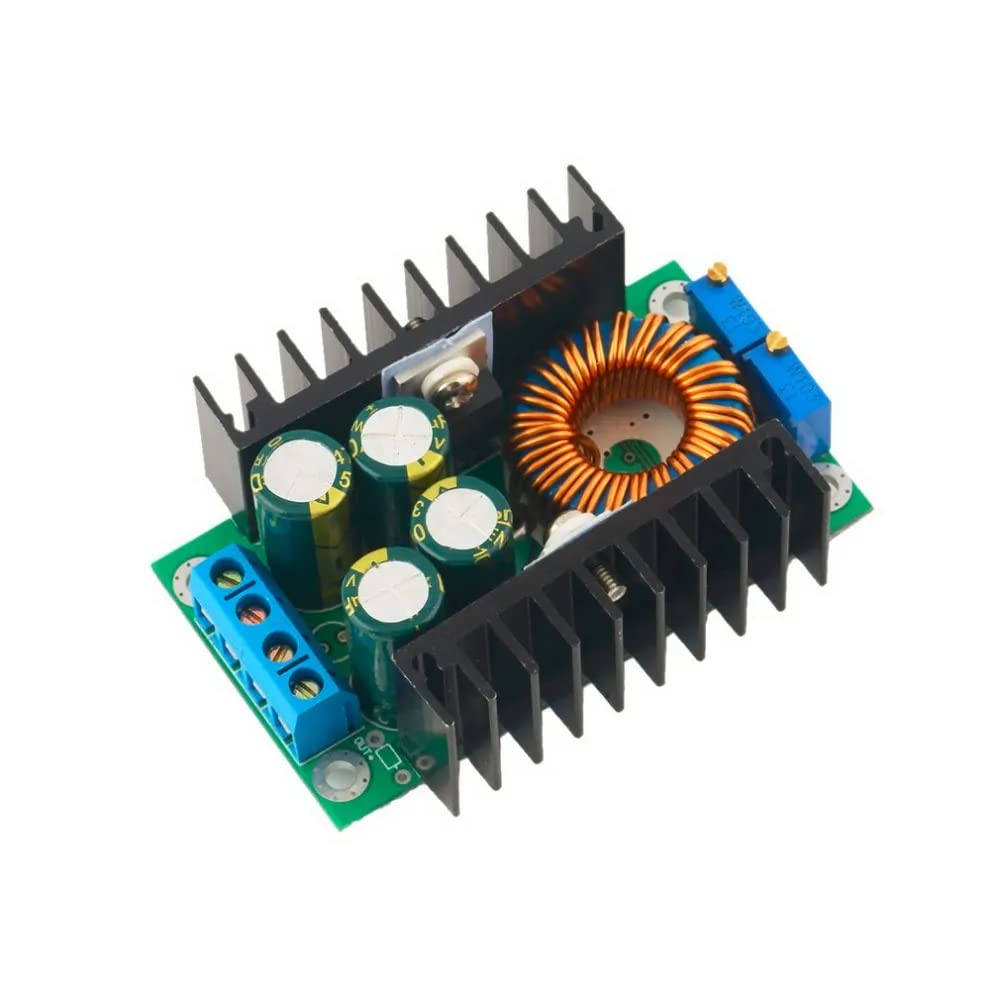 Shockley 300W 10A CC CV Buck Converter Step-Down Module - Constant Current 10 amp Constant Voltage Power Supply Module - 6-40V Input 1.2V-36V voltmeter voltamp meter Output (Pack of 1)-picture-46