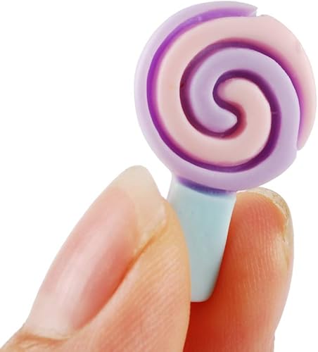 Miniatura 9 de NWFashion 112 piezas de decoración en miniatura de postre pastelería, decoración de pastel de alimentos, álbumes de recortes, decoración de zapatos