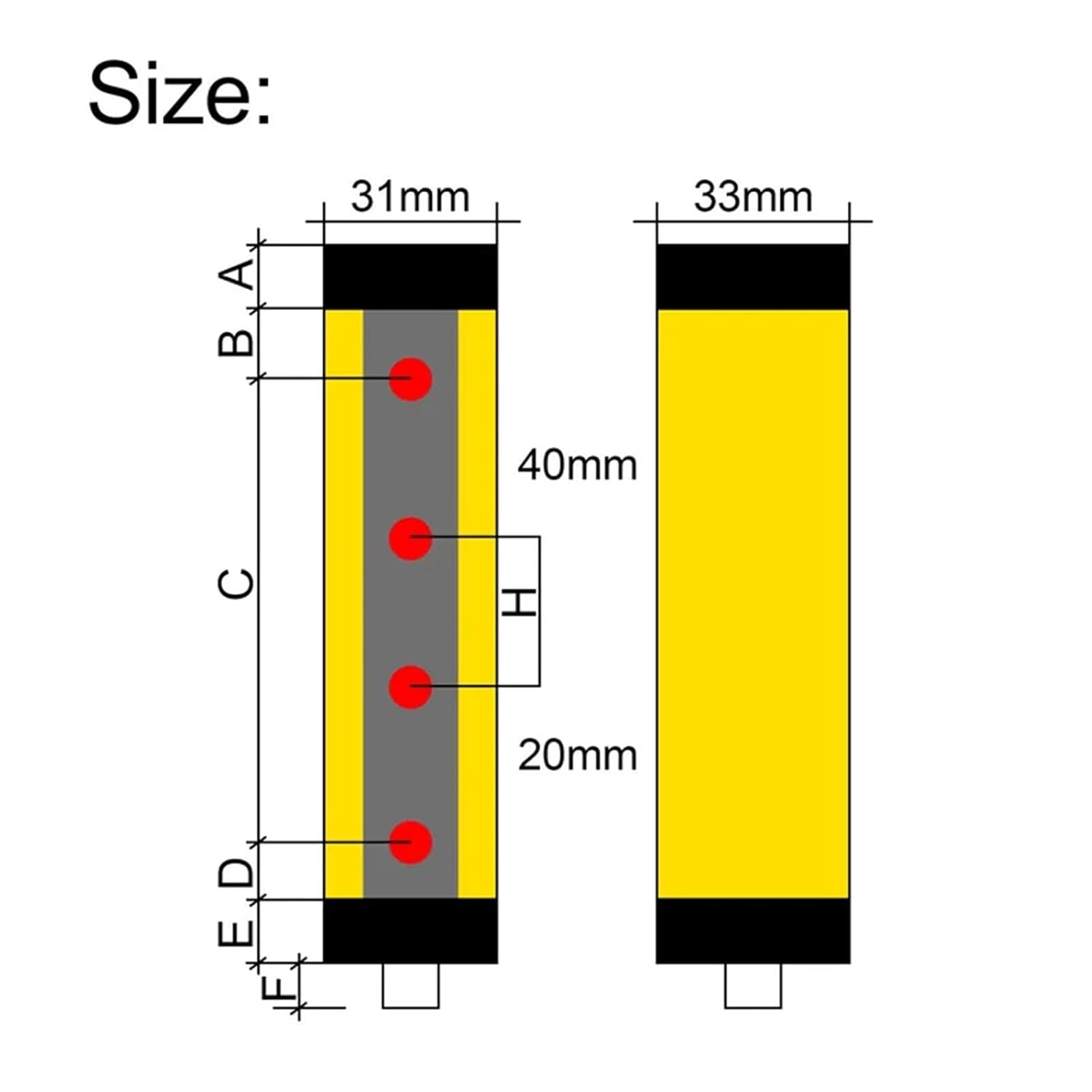 LS03A40-04NC 4 Points 40mm Light Sensor Switch photoelectric Device 1Pcs