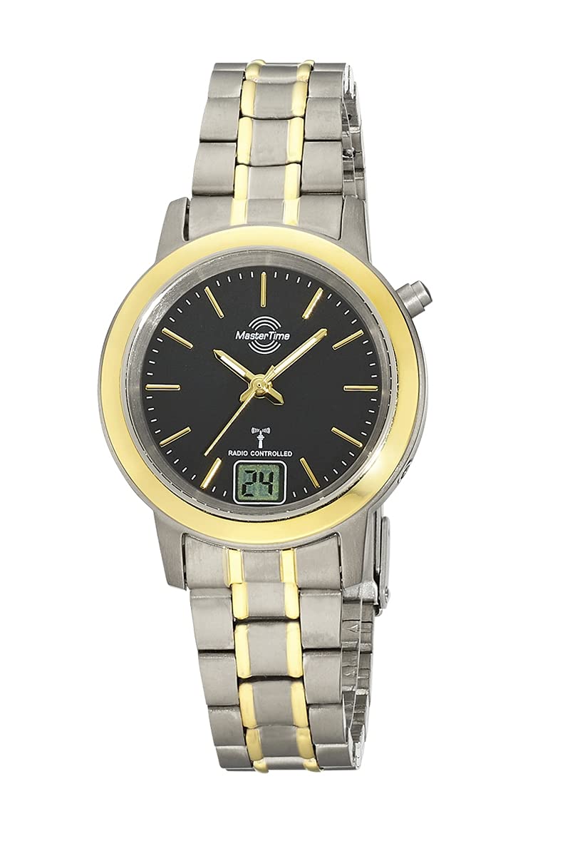Master Time Funk Quarz Damen Uhr Analog-Digital mit Titan Armband MTLT-10754-21M