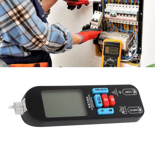 Image of Digital Multimeter Large Screen Auto Ranging LCD Display Volt Tester, Multimer Multimeter, Digital Multimer Sr for Electricians, Portable Multimeter to Carry Indoor and Outdoor, Abs Material