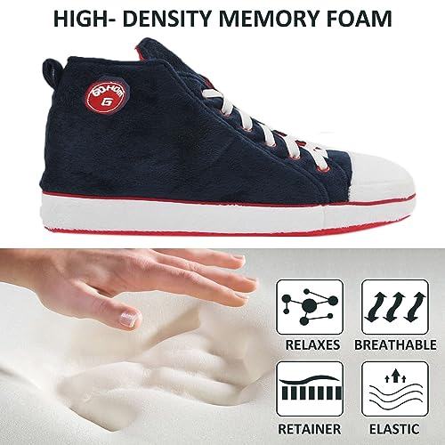 Women Warm Indoor Slipper Boots Women's Winter Anti-Slip Ankle Booties Slip On Fur Lined House Shoe3