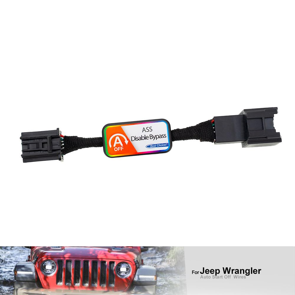 1X Auto Start Stop Disabilita/Elimina/Disabilita/Eliminatore per Je.ep Wrangler JL,Gladiator JT Cavo dispositivo di annullamento sistema di avviamento automatico di arresto motore