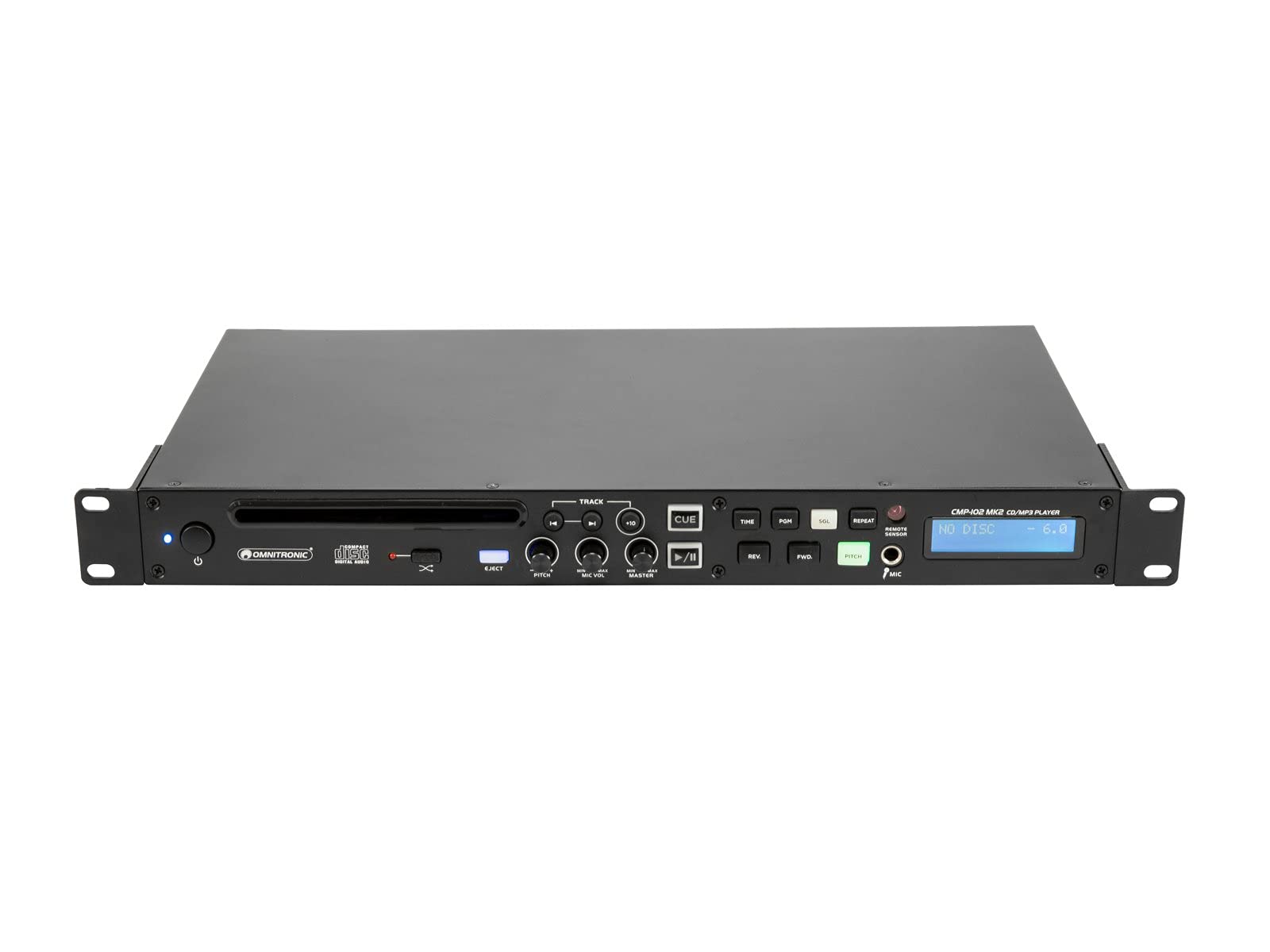 Omnitronic CMP-102 MK2 Reproductor de CD único DJ de 19