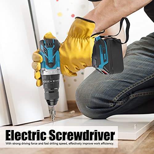 Elektronischer Schraubenzieher, Akku-bohrschrauber-set, 1500 U/min Elektrische Bohrmaschine Bohrmaschine Set… – Bild 3