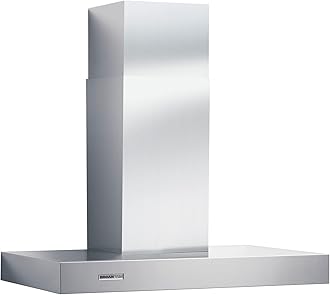 Broan-NuTone Elite Wall-Mounted Chimney Hood, Stainless Steel Hood with Internal Blower for Kitchen, 7.0 Sones, 370 CFM, 30"