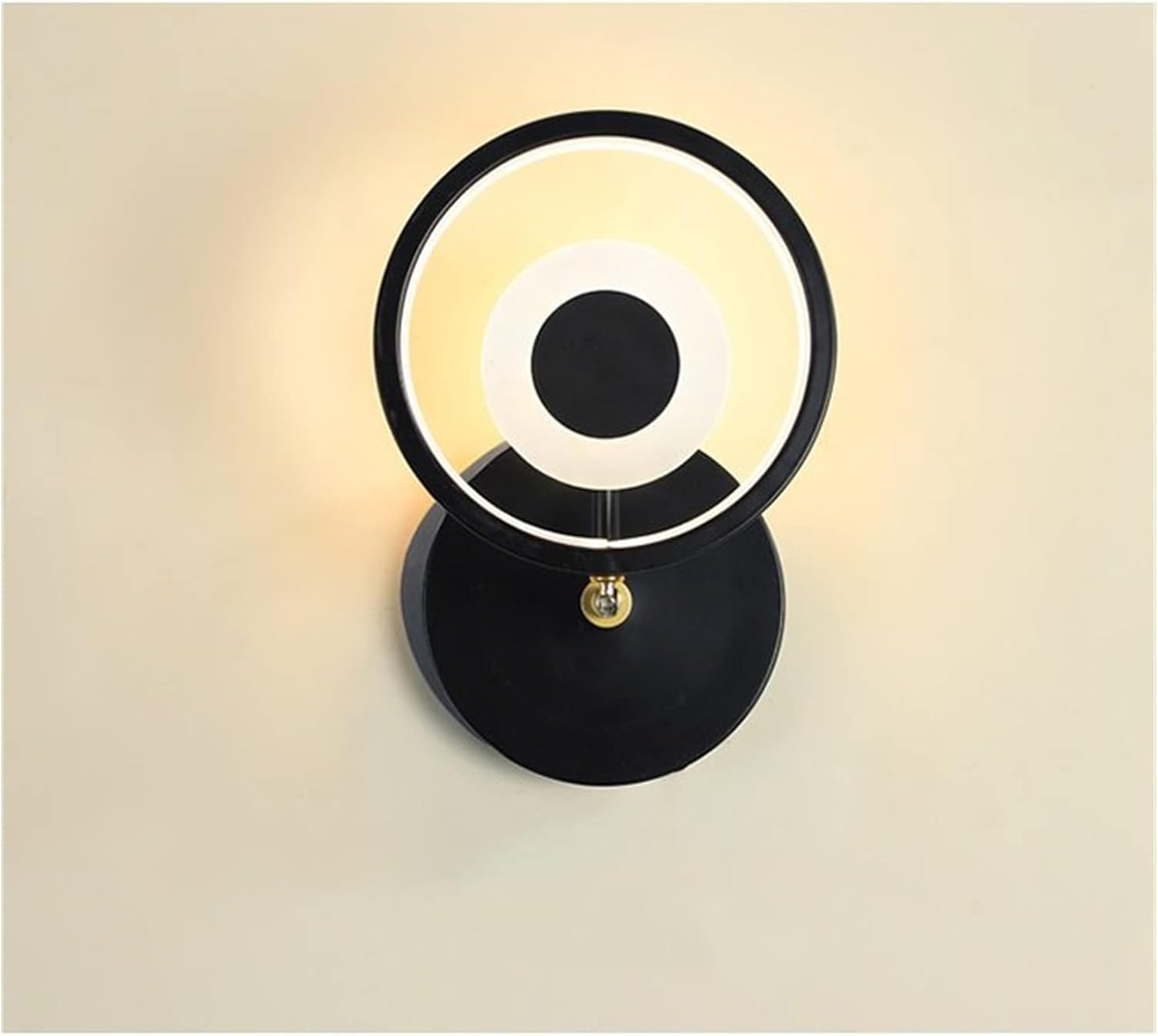KLXSIVU Modern Luxury d Chaner Pendant Light - Simple Wall Lamp for Living Room, Bedroom, Dining Coffee Shop 58cm Stylish Ceiling Lighting Fixture (Black 18cm)
