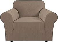 Vista 108 de H.Versailtex - Fundas elásticas para sofás/sillones, fundas para sofás de sala de estar, cubierta para sofá de 3 cojines, con tela jacquard gruesa a