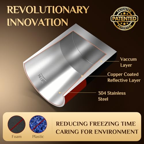 Image of Clear Ice Cube Maker, 2.5 Inch Stainless Steel Crystal Large Clear Ice Ball Maker, Silicone Ice Cube Mold for Cocktails, Drinks & Bourbon,