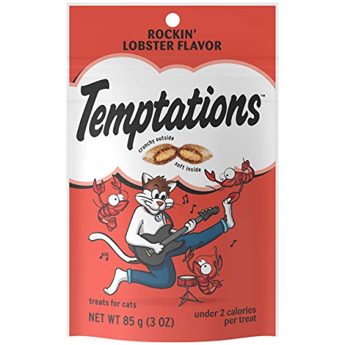 TEMPTATIONS Classic Crunchy and Soft Cat Treats, 3 oz. (12 Pack)