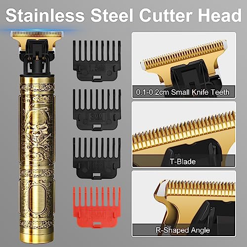 Hair Clippers Men, Beard Trimmer for Men, Rechargeable Hair Trimmer with 4 Limit Combs, Beard Grooming Kit for Barbers Haircut, USB Type-C Charging, Professional Hair Trimmer Gifts for Men Hair Clippers Men, Beard Trimmer for Men, Rechargeable Hair Trimmer with 4 Limit Combs, Beard Grooming Kit for Barbers Haircut, USB Type-C Charging, Professional Hair Trimmer Gifts for Men