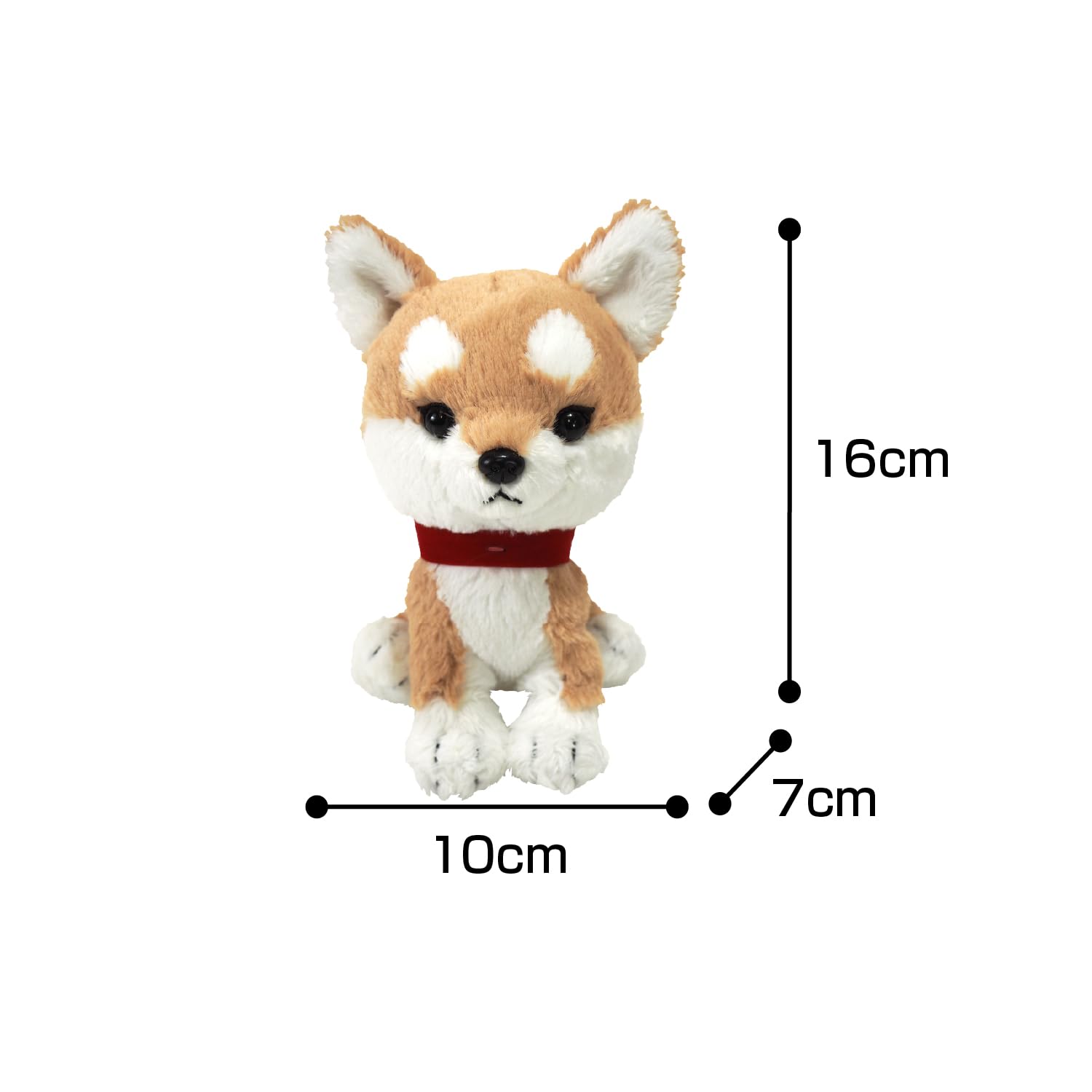 Amazon.co.jp: サンレモン パプス！ シバイヌ BE S 10×15×16cm