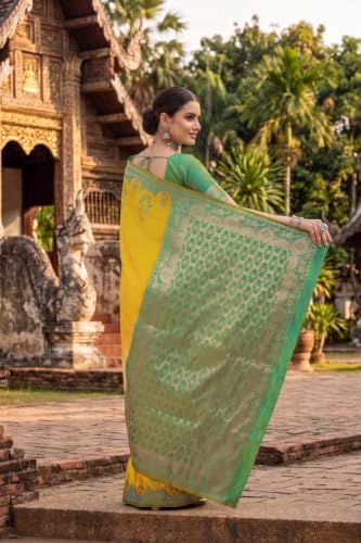 Monjolika Fashion banarasi silk saree in soft silk – image 4