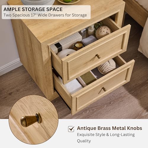 Luxury Bedroom Nightstand Set Modern