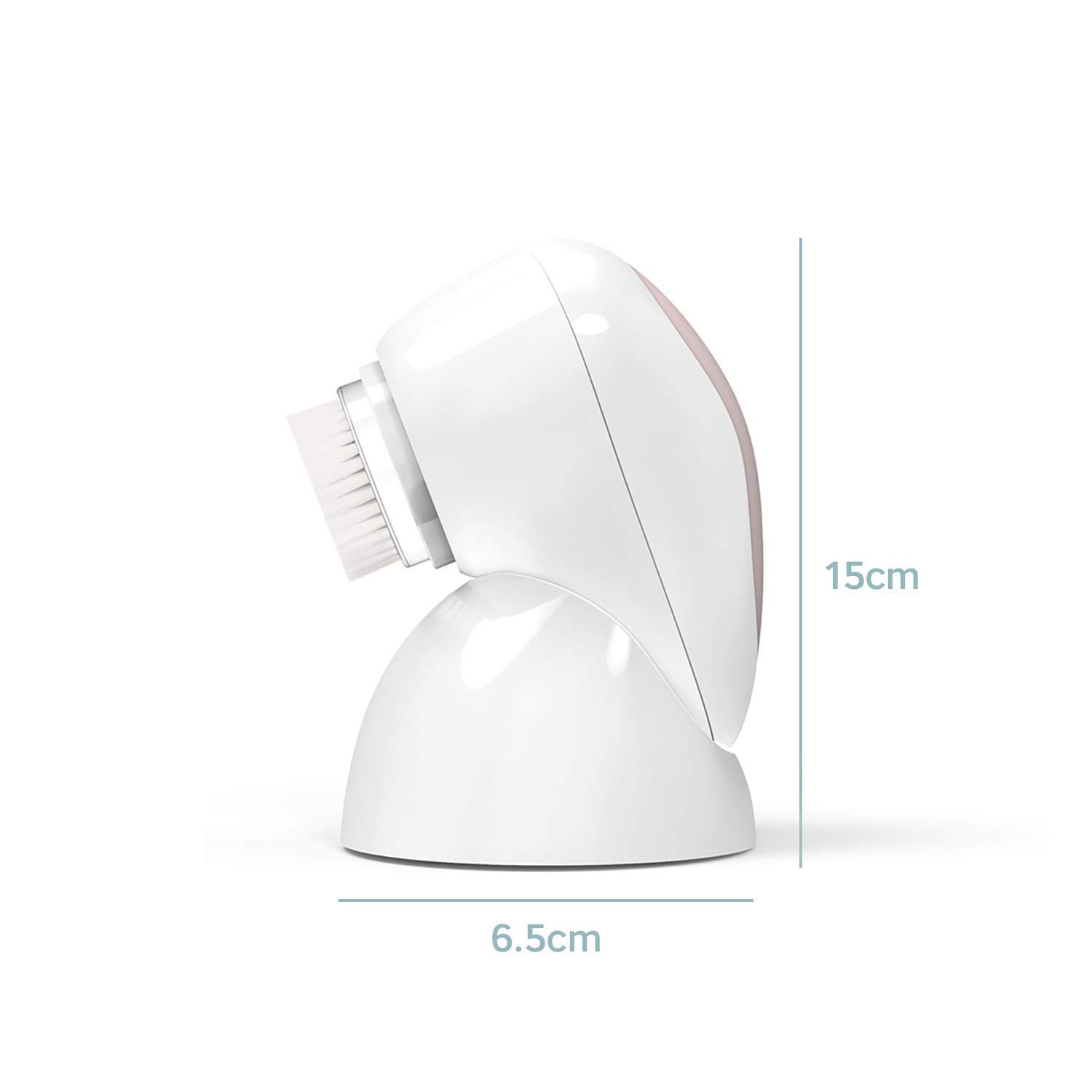 HoMedics Pureté Plus+ Cepillo de Limpieza Facial Multi Sónico con Analizador de Piel vía App para una Limpieza profunda, Hidratación y Exfoliación - Controla Niveles de Agua y Aceite de la Cara