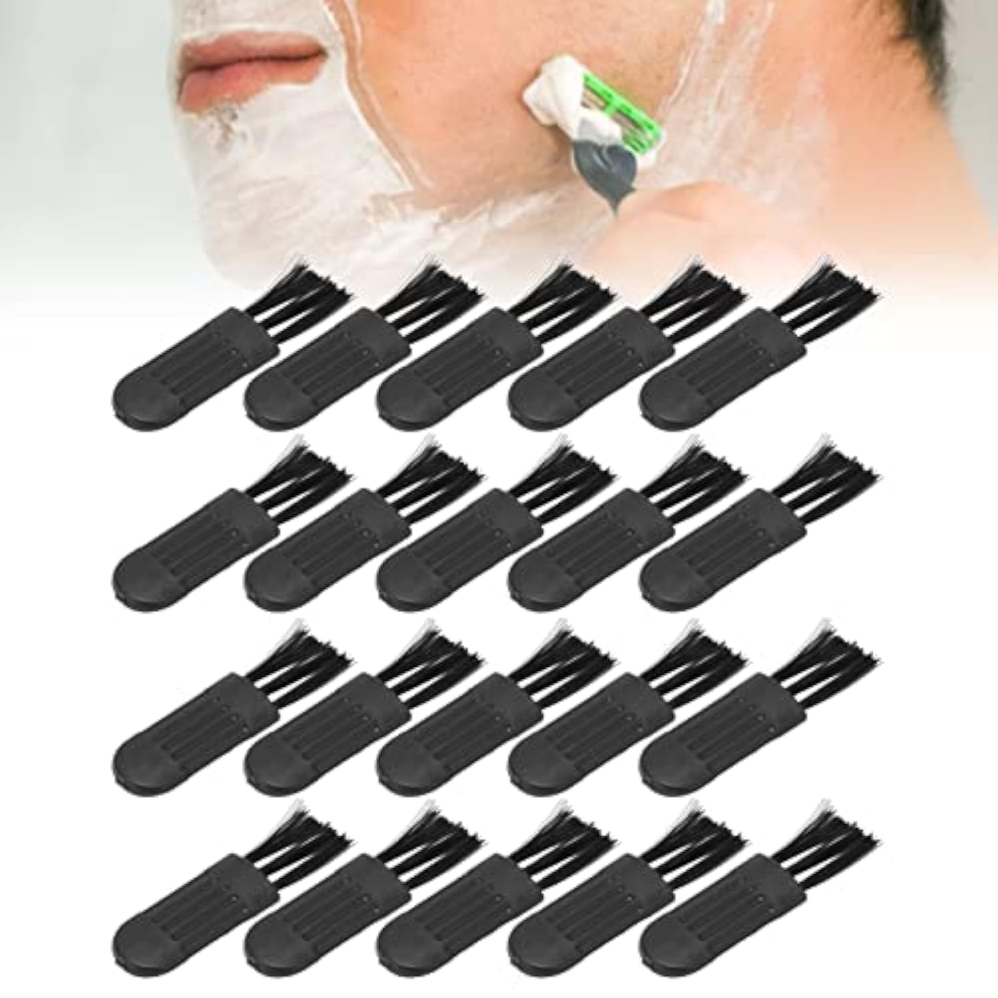 Electric Shaver Cleaning Brush, 20pcs Ergonomic Set