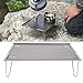 Xcello Camping Table, Camping Folding Table Ultralight Portable Aluminium Alloy Picnic Table Grey