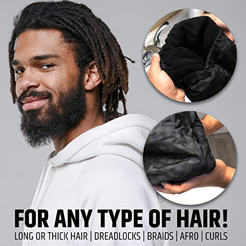 Image of Black Shower Cap for Men