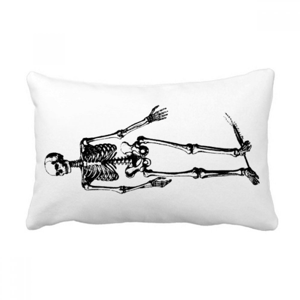 Oreiller Lombaire Squelette Marcher pour Déco Canapé Design