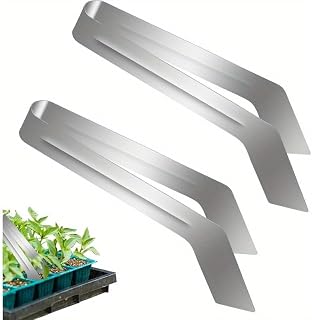 Seedling Transplant Tongs Gardening Plant Stainless Steel Seedling Remove Transplanting Pliers Supplies Plant Seed Starting Tool