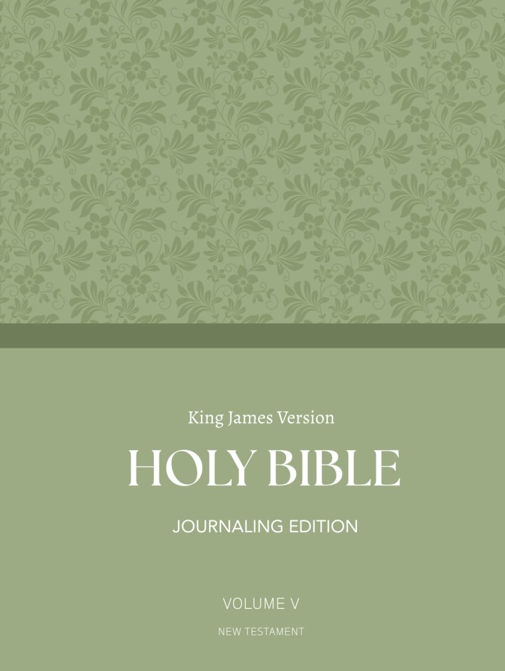 KJV Holy Bible, Note-Taking Bible, Large Print: Volume V: NEW TESTAMENT
