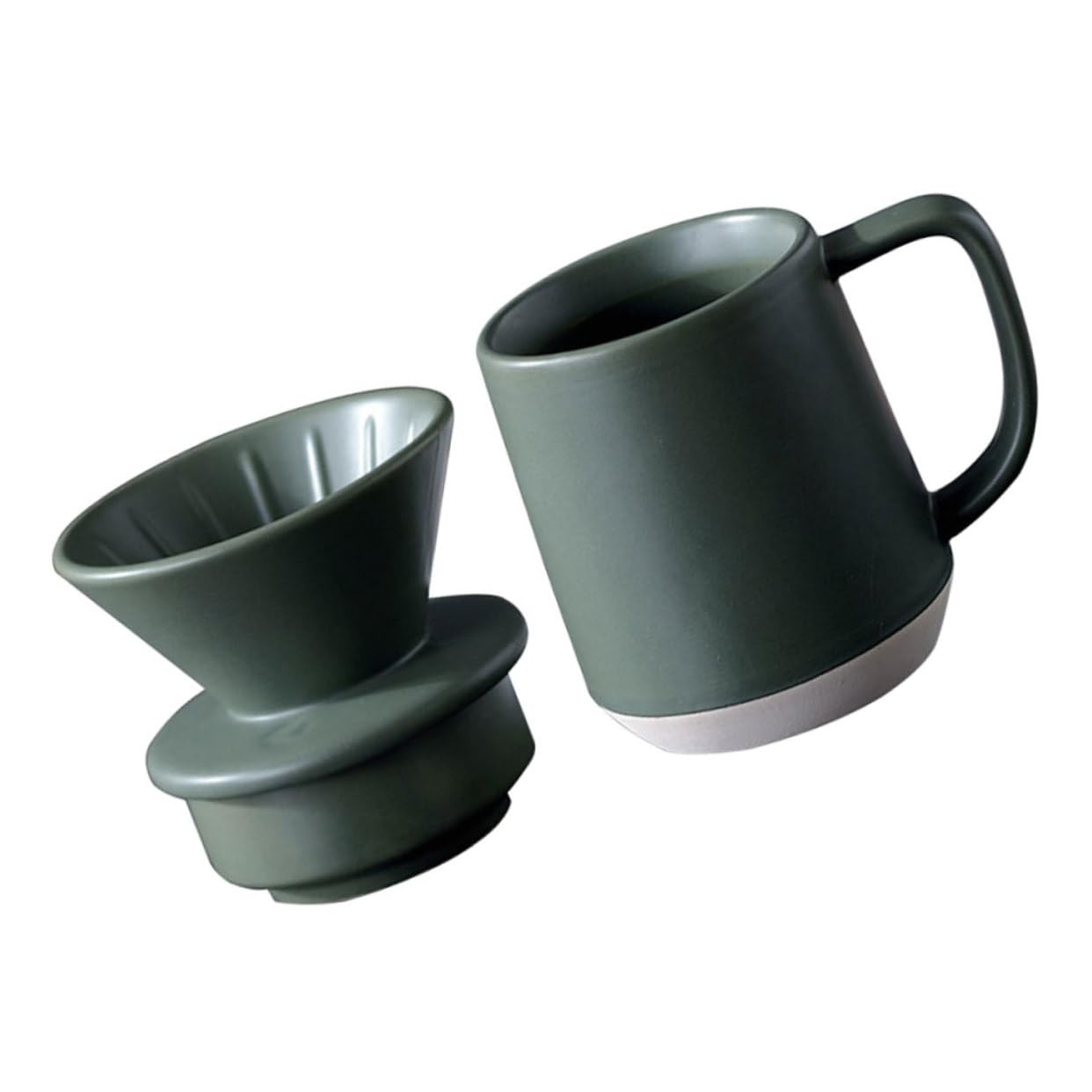 Taza Servir para Cerámica de Café Filtro Verde Manual