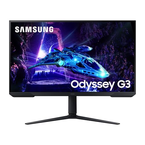 Samsung LS32DG300EUXEN - Monitor Gaming Odyssey G3 de 32' Full HD (1920 x 1080, 16:9, 180Hz, 1ms, Panel IPS, AMD FreeSync, Modo Eye Saver, Flicker Free), Negro, Versión 2024