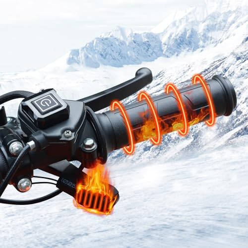 Heated Grips, ATV Heated Grips with Thumb Warmer, Hand Warmers IP...