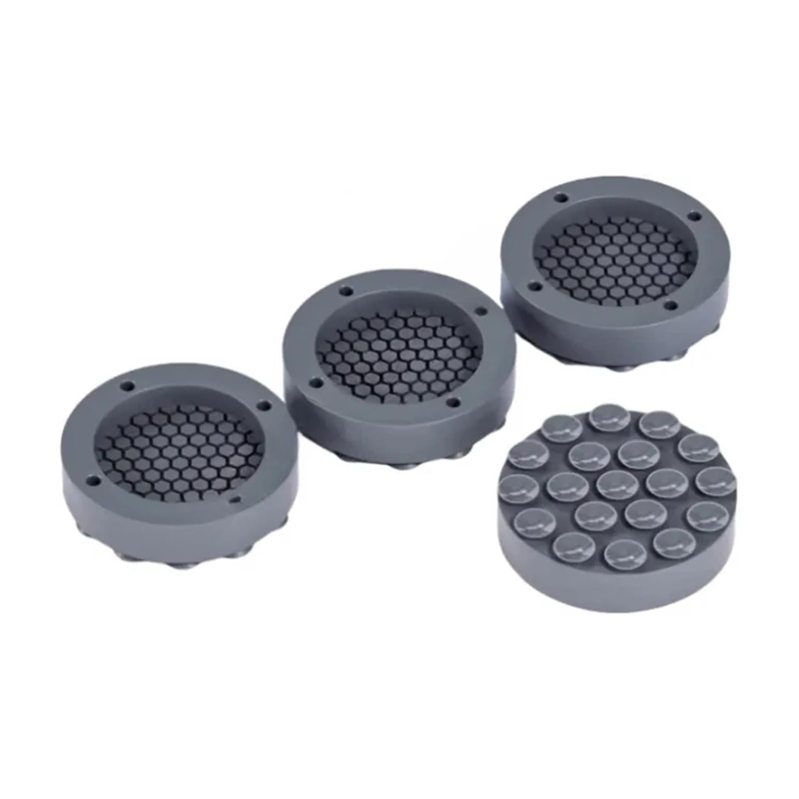 4 Pezzi Lavatrice Piedini Anti-vibrazione Pastiglie Frigorifero Multifunzionale Mobili Riduzione Del Rumore Tappetini Antiscivolo Con Riduzione Del Rumore(Gray)