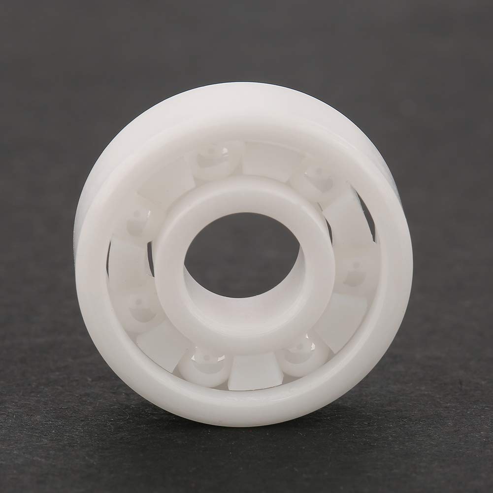 Łożysko 608, Miniaturowe łożysko Kulkowe Ceramiczne z Tlenku Cyrkonu, Niski Poziom Hałasu 8x22x7mm do Sprzętu Mechanicznego i Przyrządu Elektrycznego