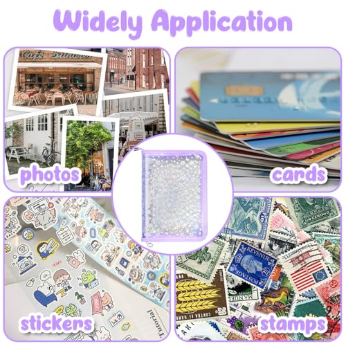 Image of 7 in 1 Sticker Storage Organizer, A5 Reusable Binder with Storage Sleeves, Sticker Book for Collecting Zipper Album Holder with Tools (Stickers Not Included)