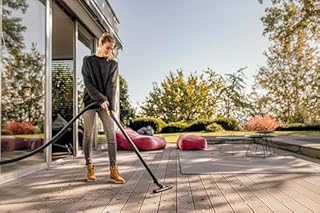 Kärcher Wet and Dry Vacuum Cleaner WD 2 Plus Steel, Blowing function, Power: 1000 w, steel container: 15 L, suction hose: 1.8m, incl. cartridge filter, floor & crevice nozzle, steel.