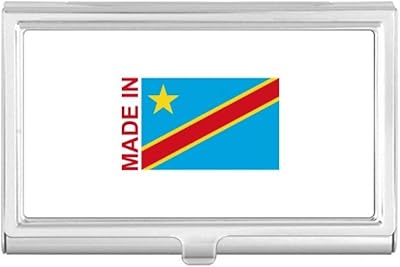 Made in Congo Country Love Business Card Holder Case Pocket Box Wallet