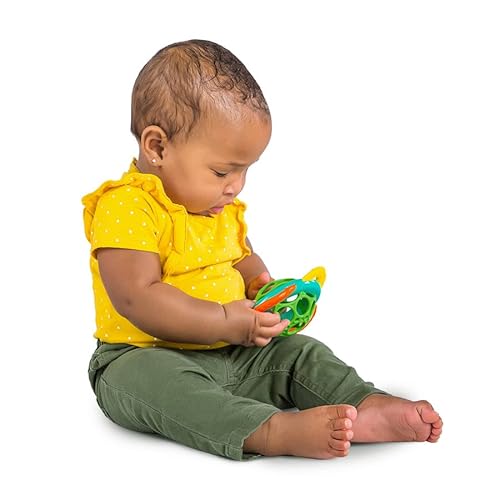 Bright Starts Oball Grasp & Teethe Easy Grasp Bpa-Free Infant Teether Toy, Multi-Color, Age 3 Months And Up #TOP4